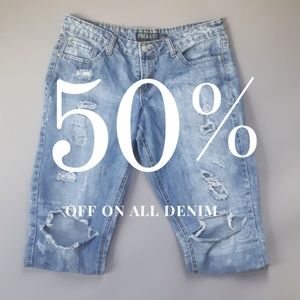 ⚡flash sale⚡ Rue21 distressed denim skinny jeans